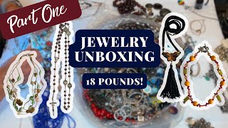 INSANE Necklace Unboxing from GIANT Mystery Box [upl. by Gyatt]