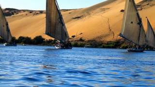 Aswan Nile Felucca Trip Aswan River Nile Felucca to Elephantine island [upl. by Arorua947]