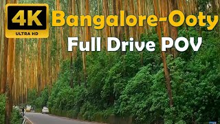 Bangalore to Ooty relaxing drive POV [upl. by Hertberg593]