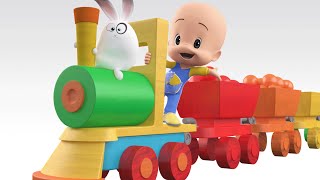 Learn with Cuquin and the Magic colorful train  Educational videos [upl. by Nhguaved]