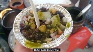 Healthy amp Tasty चनाछोले रामास Chaat Only ₹10  Indian street food [upl. by Nosnarb]