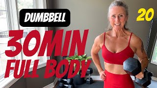 Sweaty 💦 FULL BODY fat burning dumbbell workout [upl. by Anire]