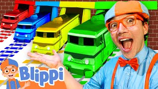 Blippi the Giant Conductor  Blippi  Educational Videos for Kids [upl. by Elyssa339]