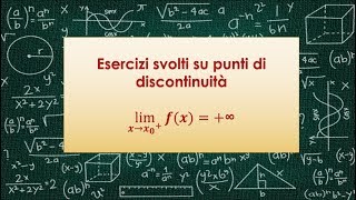 Esercizi svolti su punti di discontinuità [upl. by Hedva]