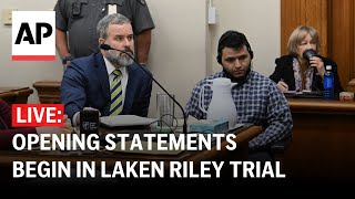 Laken Riley trial LIVE Opening statements begin [upl. by Aliuqahs]