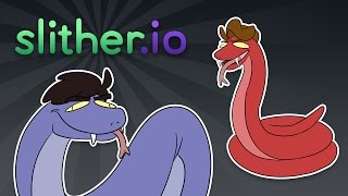 SuperMega Plays SLITHERIO  EP 1 Snake Eat Snake World [upl. by Michi]