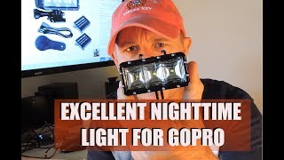 Good Light For Night Filming Fishing Videos With Go Pro Suptig [upl. by Strong363]