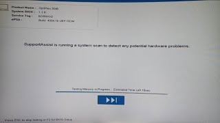 support assistant is running a system scan to detect any potential hardware problem [upl. by Pavel]
