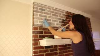 How to WHITEWASH BRICK [upl. by Llenrad926]