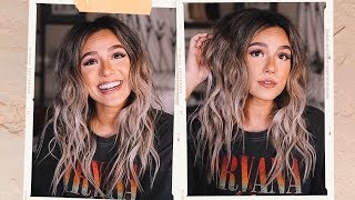 CRIMPED BEACHY WAVES TUTORIAL  2019 [upl. by Loss534]