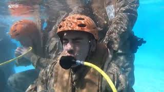 3RD MB  Underwater Egress Training  Okinawa JAPAN [upl. by Naitsyrk665]