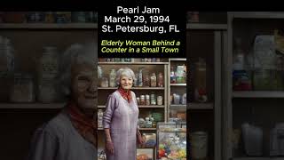 Pearl Jam Elderly Woman Behind a Counter in Small Town 32994 pearljam rocknroll music concert [upl. by Ahsiem195]