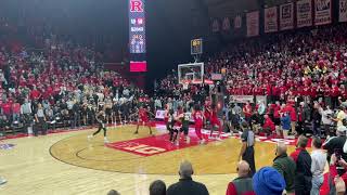 RUTGERS UPSETS 1 PURDUE HALFCOURT BUZZER BEATER BEST ANGLE [upl. by Ennaharas]