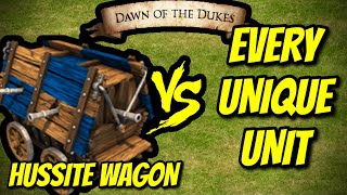 ELITE HUSSITE WAGON vs EVERY UNIQUE UNIT  AoE II Definitive Edition [upl. by Abil]