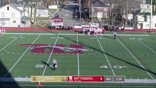 Mens Lacrosse  Wittenberg vs Otterbein [upl. by Pirnot240]