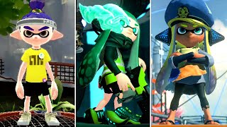 Evolution of Agent 3 in Splatoon Games 20152022 [upl. by Ayatnahs]