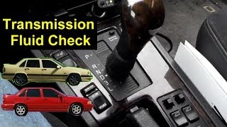 How to check the automatic transmission fluid level Volvo 850 S70 V70 VOTD [upl. by Taggart]