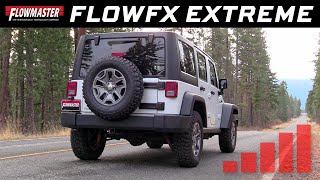 20072018 Jeep Wrangler JK 36L38L  FLOWFX Extreme Catback Exhaust  717968 [upl. by Oriana]