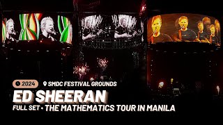 Ed Sheeran The Mathematics Tour –÷x in Manila Full Set  Vertical Format [upl. by Terr]