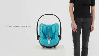 CYBEX Cloud G iSize Car Seat Tutorial [upl. by Cud]