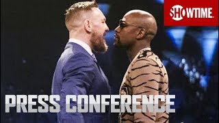 Floyd Mayweather vs Conor McGregor London Press Conference  SHOWTIME [upl. by Ikir611]