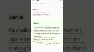 What is ionic equilibriumionicequilibrium [upl. by Malva]