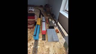 Starting my HO Scale L shape point to point layout [upl. by Ecidnarb286]