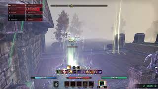 Eso best plague break nb bomb tank pvp build clip [upl. by Imeon]