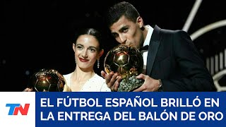 BALÓN DE ORO I Rodri y Bonmatí llenaron de gloria al fútbol español pese al boicot del Real Madrid [upl. by Erik]