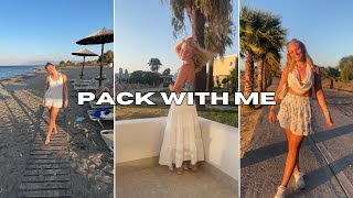 Pack with me for a holiday to KOS  Robyn Emily [upl. by Platus]