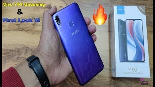 Vivo Y93 Unboxing amp First Look   Vivo Y93 with Dual Rear CameraWaterdrop Notch launched in India [upl. by Atnahsa]