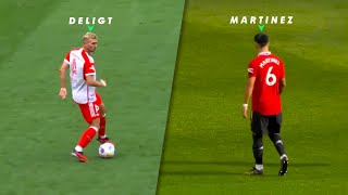 Matthijs de Ligt amp Lisandro Martínez SCARY Defending DUO [upl. by Joacimah]