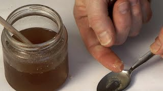 Beeswax Polish for Woodcarvers  3 Preparing Beeswax [upl. by Sacken784]