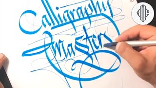 Super Satisfying Turkish Flourishing Calligraphy 3 [upl. by Hocker]