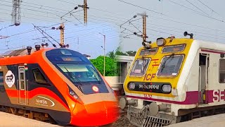 Train ki video  Train Gari Video  Express Train Gari Video  Vande Bharat Express Train  Train [upl. by Htenywg]