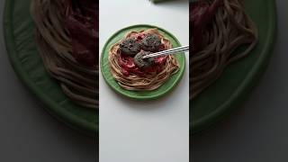 Spaghetti and meatballs cookie🍝 recipes and supplies linked in my bio cookiedecorating asmr [upl. by Malvia]