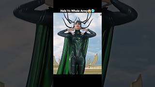 Goddess of Death and odins daughter Hela Vs whole army of Asgard 🔥🥶shorts ytshorts marvel [upl. by Lundgren]