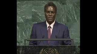 Rwanda Juvenal Habyarimana speech at the UN General Assembly 1993 [upl. by Mehcanem458]