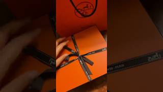 Unboxing my Hermes Oran Sandals from Rome 🤎👡🧡✨🇮🇹 Hermes Oran HermesOran Luxury Lifestyle [upl. by Annoed]