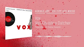 HörbuchTipp der Woche Vox [upl. by Mathilda]