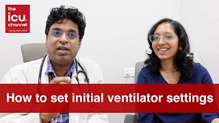 How to set initial ventilator settings after intubation in ICU amp ED [upl. by Alyahsal]