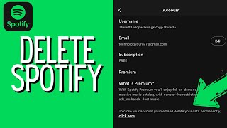 How To Delete Spotify Account  Full Guide [upl. by Jenica660]