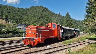 Abfahrt des Sonderzug 4 am 18082024 in Hohenberg [upl. by Letnoj]