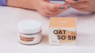 Krave Beauty Oat So Simple Water Cream Review and How to Use [upl. by Richey]