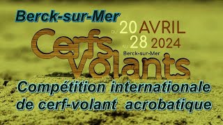 Cerfsvolants 2024 à BercksurMer  information [upl. by Vizza]