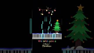 basic piano tutorial  We wish you a Merry Christmas [upl. by Feinleib996]