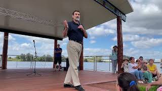 Riccardo Bosi speaking at the Taree Freedom Rally [upl. by Algie695]