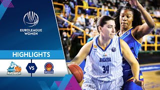 Perfumerias Avenida Salamanca  Basketball Lattes Montpellier  Highlights  EuroLeague Women 2122 [upl. by Akirret]