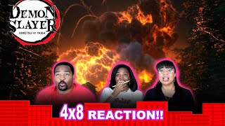 Demon Slayer 4x8 The Hashira Unite  GROUP REACTION [upl. by Enerod]