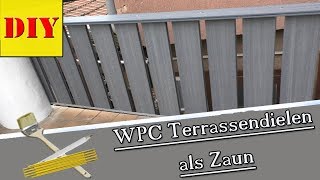 ⏩ Balkon o Terrassen Geländer selber bauen  Schritt für Schritt Tutorial [upl. by Einhpets]